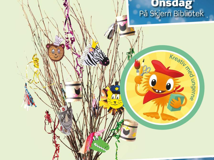 Kreativ med ungerne - Fastelavnsris på Skjern Bibliotek onsdag den 11. februar kl. 10.00-13.00